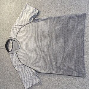 Lululemon | Metal Vent Tech Short Sleeve Striped Tee Size Large Gray Gradient